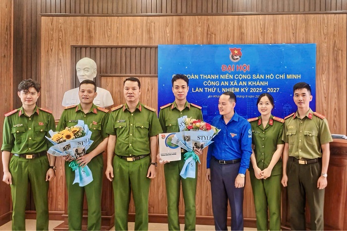 Chi đoàn Công an xã An Khánh tổ chức Đại hội nhiệm kỳ 2025 - 2027